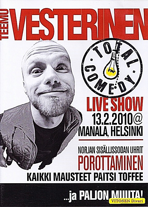 Teemu Vesterinen live show 13.2.2010 Manala, Helsinki